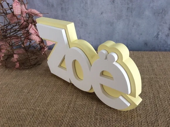 Letras Decorativas Nomes Sobreposição