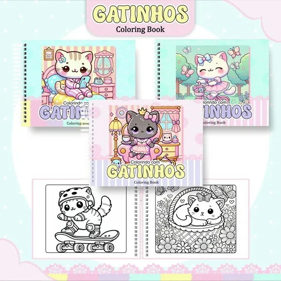 Livro de Colorir A5 50 Folhas