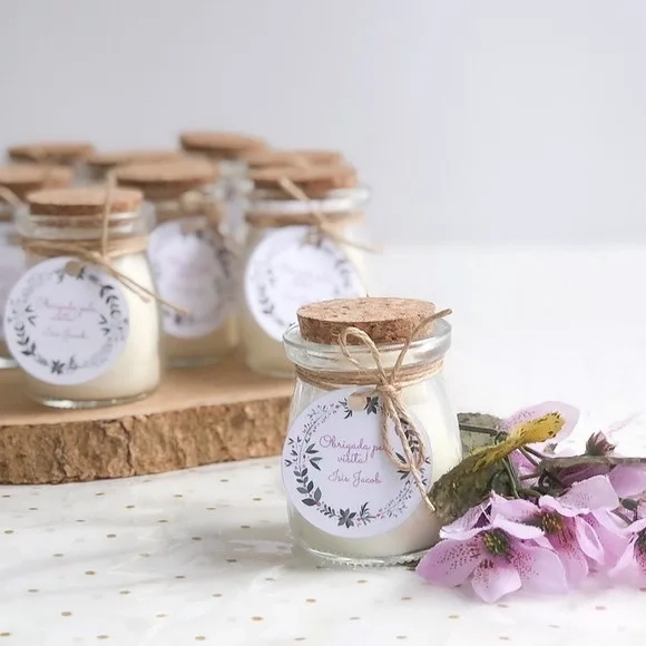 Velas Aromáticas com Tampa de Rolha