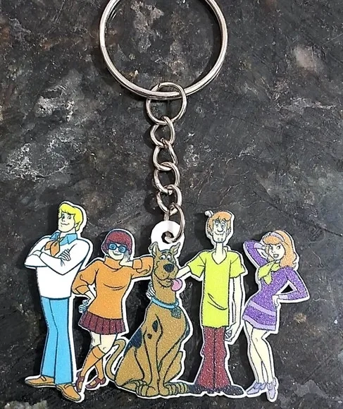 Chaveiro Scooby-doo Acrilico U.v - 5 Unidades