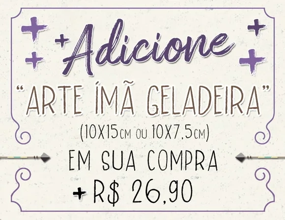 Adicionar Arte de Ímã de Geladeira