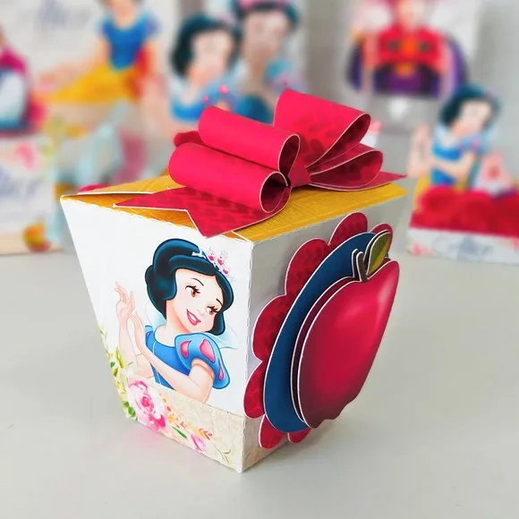 Kit 30 Lembrancinhas Branca de Neve