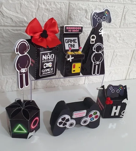 Kit 60 Lembrancinhas Gamer