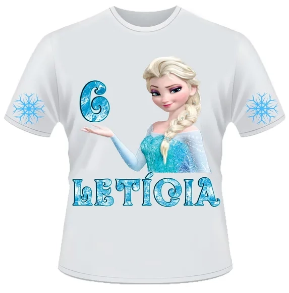 Camiseta Frozen - Elsa