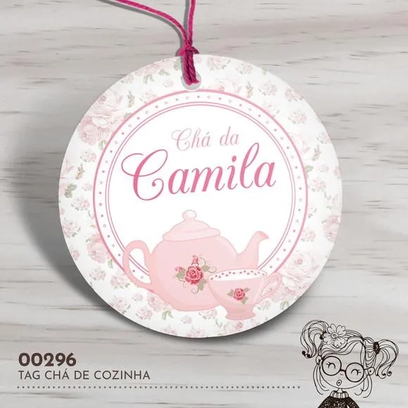 Tag Redonda Chá de Cozinha - 00296
