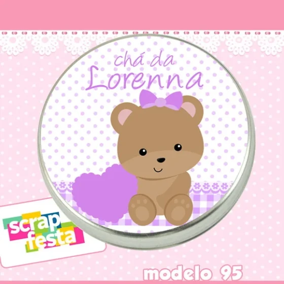 Lembrancinhas de Chá de Bebê Latinhas