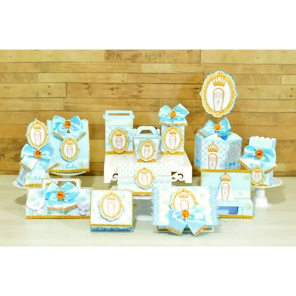 Kit 30 Lembrancinhas Batizado