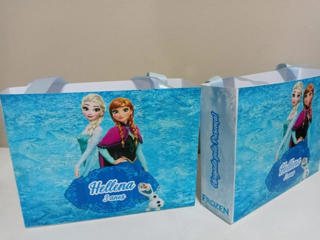 Sacolinhas Personalizadas Frozen para Lembrancinhas