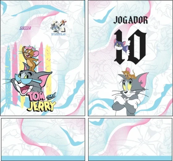 Arte Vetor Camisa Interclasse Tom Jerry Mod-227