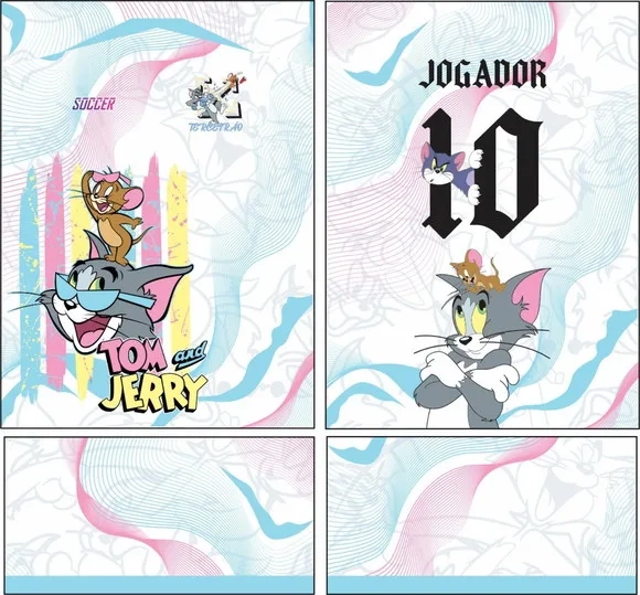 Arte Vetor Camisa Interclasse Tom Jerry Mod-227