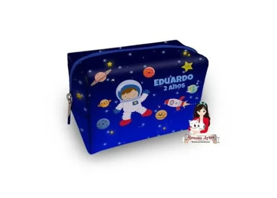 Necessaire Box Personalizado Astronauta