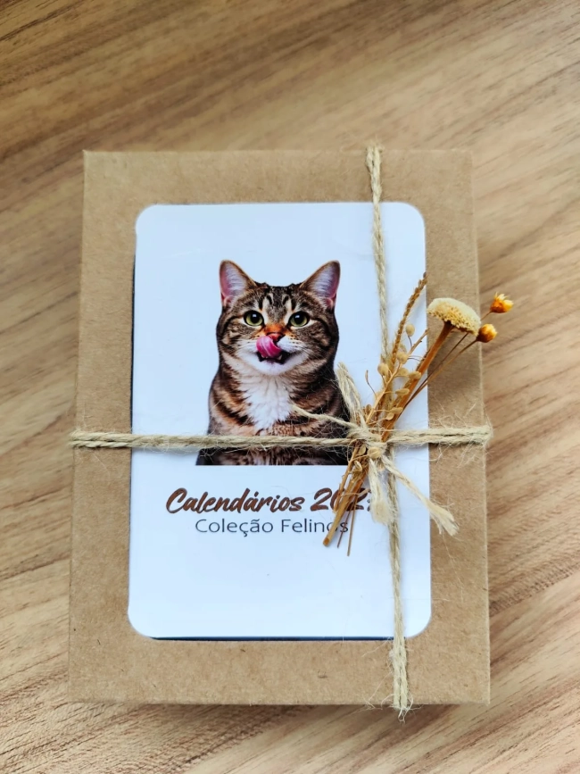 Coleção Felinos - Calendários magnéticos 2027