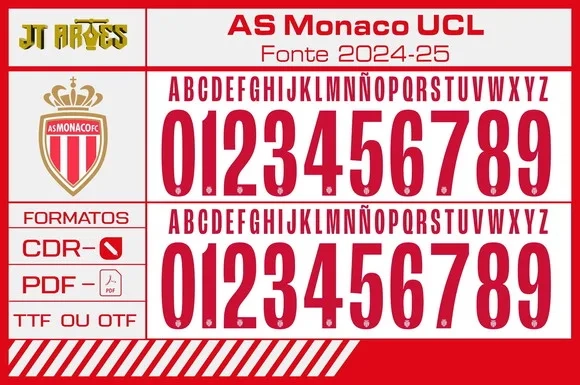 Fonte as Monaco Ucl 24-25