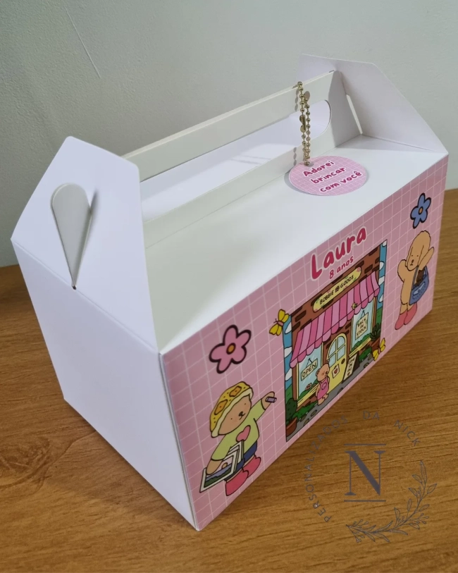 Maleta Personalizada Lembrancinha Bobbie Goods