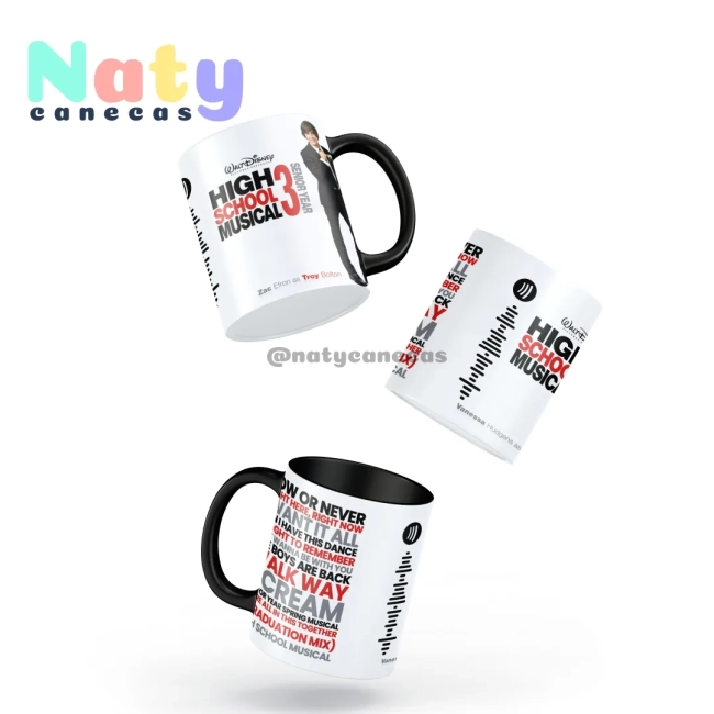 Caneca Personalizada Trilha Sonora High School Musical 3