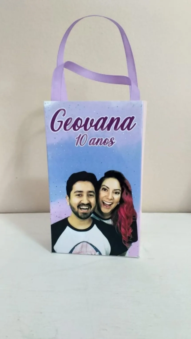 Sacolinhas Personalizadas Gabriel e Shirley para Lembrancinhas