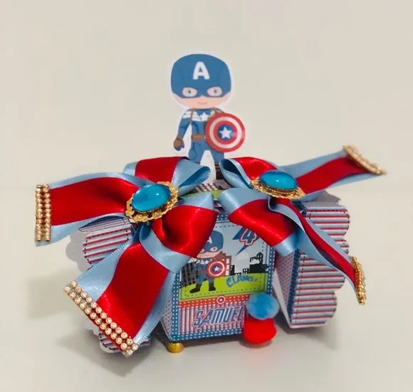 Kit 30 Lembrancinhas Capitão América