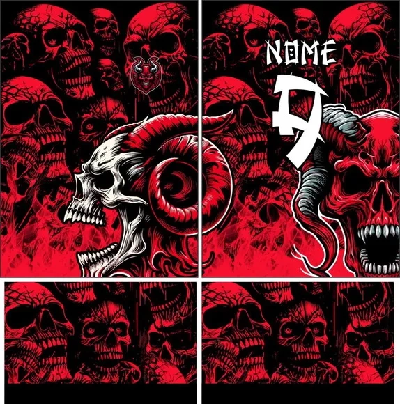Arte Vetor Camisa Interclasse Demon 324