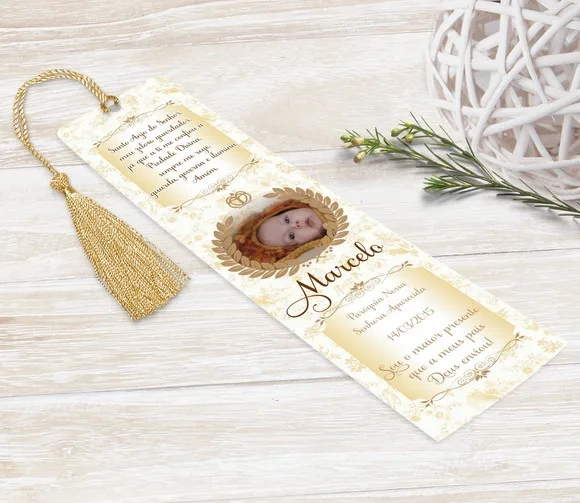 Marca Páginas Personalizado com a Foto do Bebê