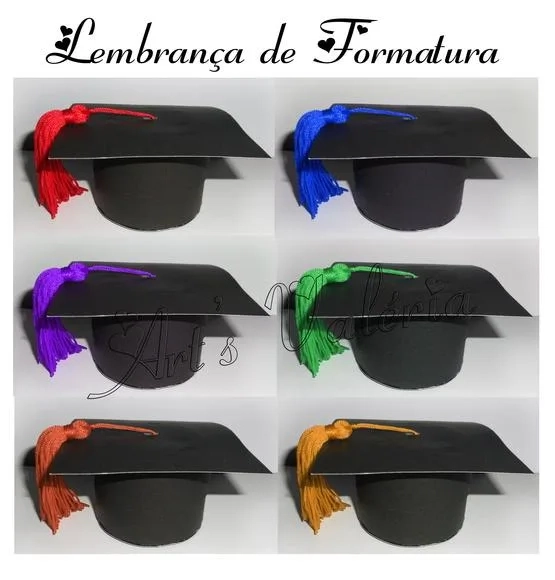 Caixinha Capelo Lembrança de Formatura