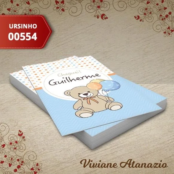 Adesivo Tubete Ursinho - 00554