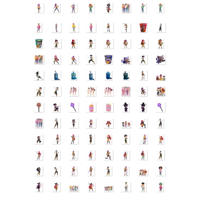 Kit Digital Guerreiras do KPOP 305 Imagens PNG + Brinde