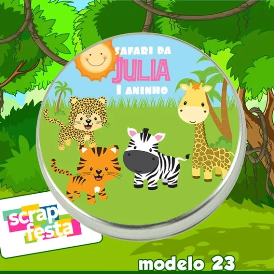 Latinhas 5x1 Festa Safari