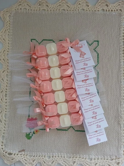 Lembrancinha Sabonete Nomes 3 Letrinhas