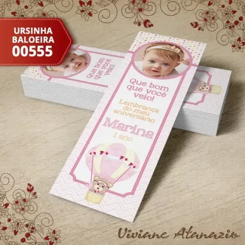 Marcador de Livro Ursinha Baloeira - 00555