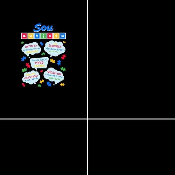 Arte Estampa Camisa Autismo Mod-13