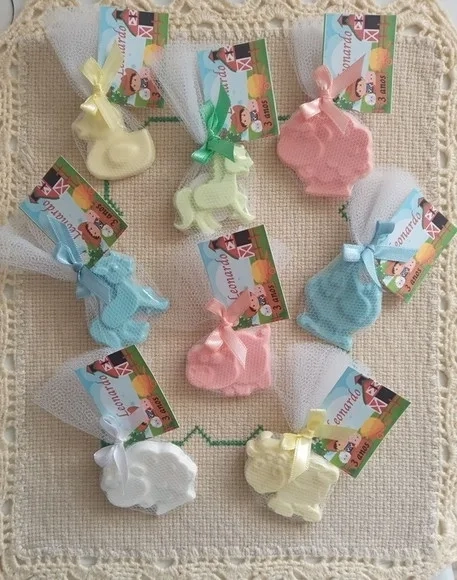 Lembrancinha / Mini Sabonete - Fazendinha-bichos