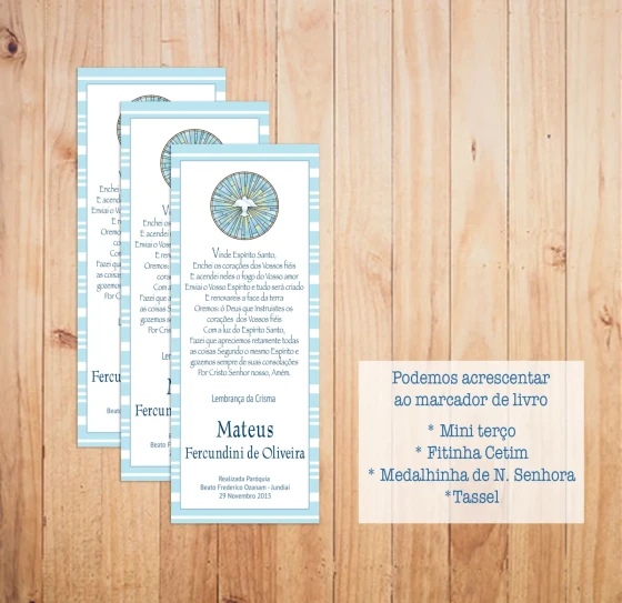 Marcador página de crisma