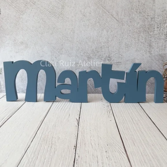 Nome em mdf - Linha Ch - Decoração Bebê e Infantil