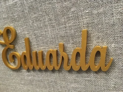 Letras Decorativas Nome De Parede