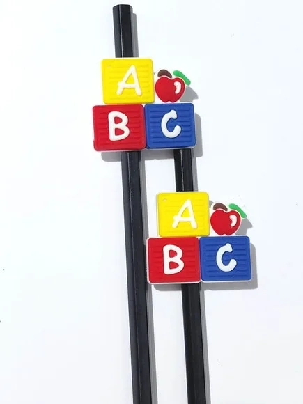 Lápis C/ponteira Abc Escolar Emborrachado Pacote C/6 Unidade