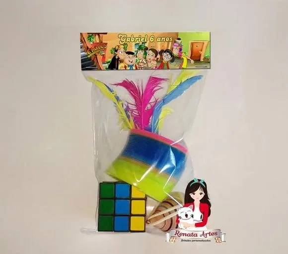 Kit Brinquedos Retrô Tema Turma do Chaves