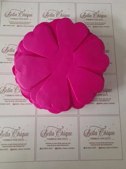 Forminhas para Doces Coração Apaixonado Pink