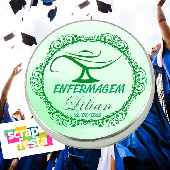 Latinhas Personalizadas Festa Formatura Enfermagem