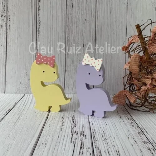Dinossauros Baby Dupla com Laço