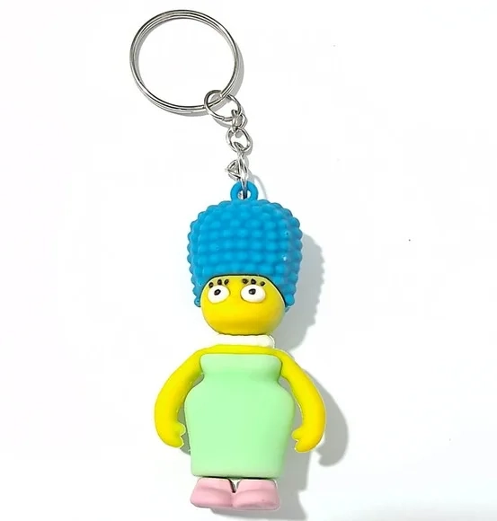 Chaveiro Marge Simpson Emborrachado Pacote com 2 Unidades