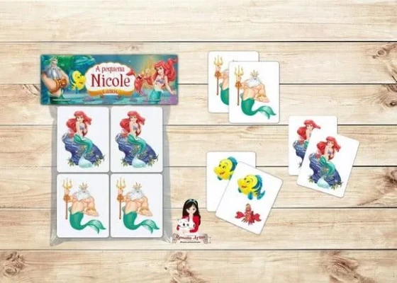 Jogo da Memória a Pequena Sereia