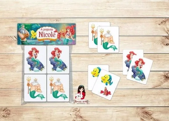 Jogo da Memória a Pequena Sereia