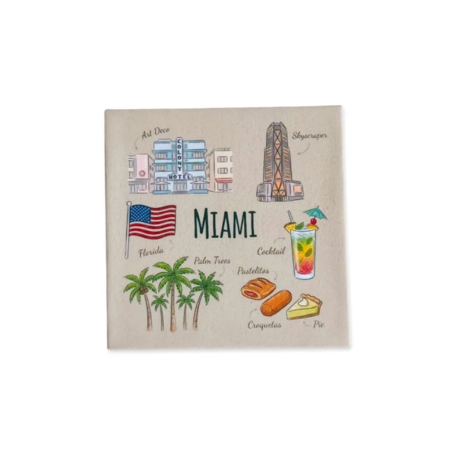 Imã Decorativo Lembrança - Miami