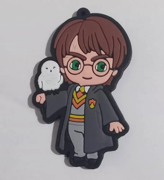 Pingente Harry Potter Emborrachado Pacote com 5 Unidades