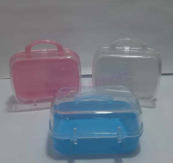 Mini Malinha em acrílico colorido - kit com 6 unidades