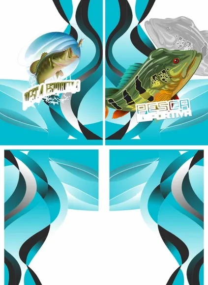 Arte Vetor Camisa Pesca-mod-0206