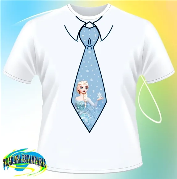 Camiseta Gravata Elsa