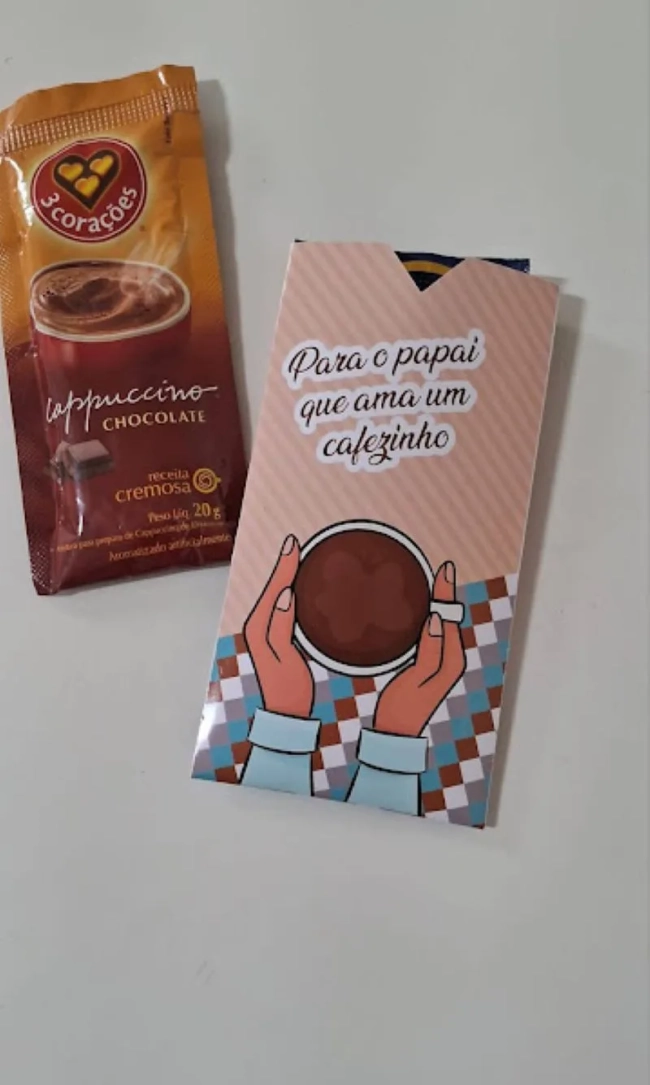 Lembrancinha Dia dos Pais- Porta Café
