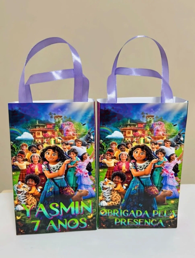 Sacolinhas Personalizada Encanto Lembrancinhas