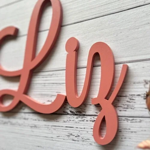 Nome de Parede em mdf - Decoração Bebê e Infantil